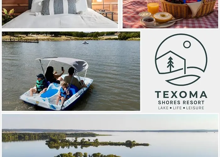 Spacious Wooden Suite #4 By The Lake At Texoma Shores Resort